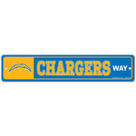 Los Angeles Chargers Street / Zone Sign 3.75" x 19"