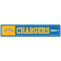 Los Angeles Chargers Street / Zone Sign 3.75" x 19"
