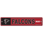Atlanta Falcons Street / Zone Sign 3.75" x 19"