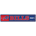 Buffalo Bills Street / Zone Sign 3.75" X 19"