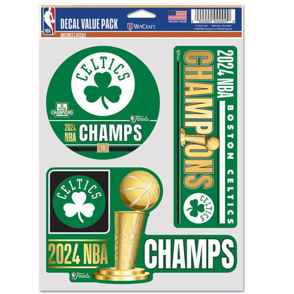 World Champions Boston Celtics NBA Champ Multi Use 3 Fan Pack