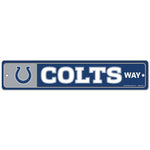 Indianapolis Colts Street / Zone Sign 3.75" X 19"