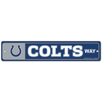 Indianapolis Colts Street / Zone Sign 3.75" X 19"