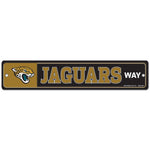 Jacksonville Jaguars Street / Zone Sign 3.75" X 19"