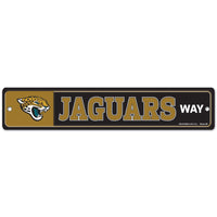 Jacksonville Jaguars Street / Zone Sign 3.75" X 19"