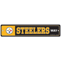 Pittsburgh Steelers Street / Zone Sign 3.75" X 19"