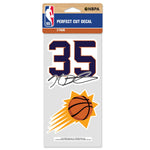Phoenix Suns Perfect Cut Decal Set of two 4"x4" Kevin Durant
