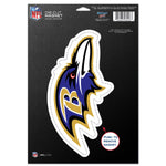 Baltimore Ravens Die Cut Logo Magnet 6.25" x 9"