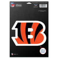 Cincinnati Bengals Die Cut Logo Magnet 6.25" x 9"