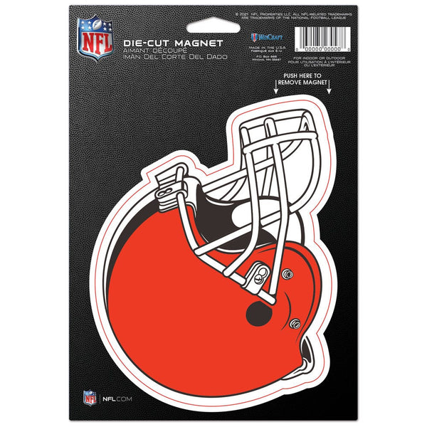 Cleveland Browns Die Cut Logo Magnet 6.25" x 9"