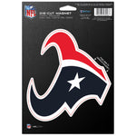 Houston Texans Die Cut Logo Magnet 6.25" x 9"