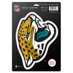 Jacksonville Jaguars Die Cut Logo Magnet 6.25" x 9"