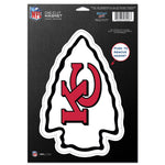 Kansas City Chiefs Die Cut Logo Magnet 6.25" x 9"