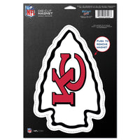 Kansas City Chiefs Die Cut Logo Magnet 6.25" x 9"