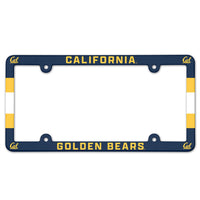 California Golden Bears Lic Plate Frame Full Color
