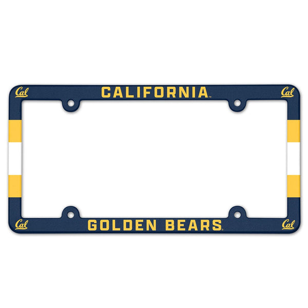 California Golden Bears Lic Plate Frame Full Color