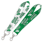 Wholesale-North Texas Mean Green Lanyard Key Strap 1"