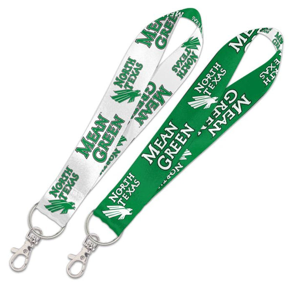 Wholesale-North Texas Mean Green Lanyard Key Strap 1"