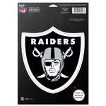 Las Vegas Raiders Die Cut Logo Magnet 6.25" x 9"
