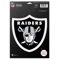 Las Vegas Raiders Die Cut Logo Magnet 6.25" x 9"