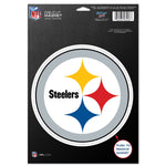 Pittsburgh Steelers Die Cut Logo Magnet 6.25" x 9"