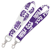 TCU Horned Frogs Lanyard Key Strap 1"