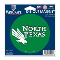 Wholesale-North Texas Mean Green Die Cut Magnet 4.5" x 6"