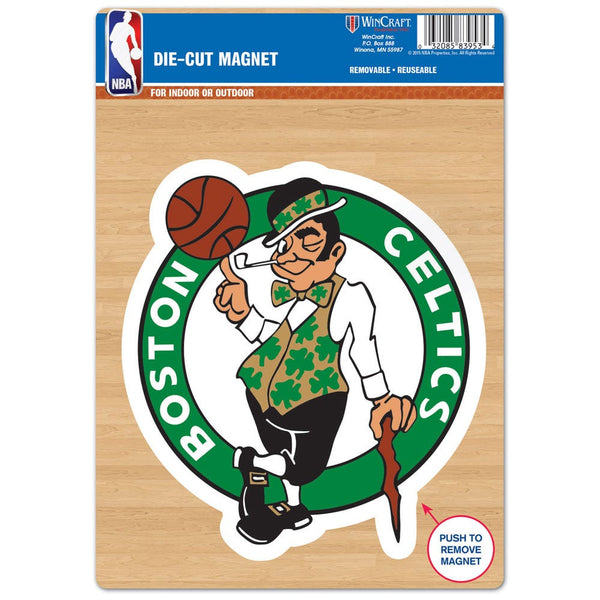 Boston Celtics Die Cut Logo Magnet 6.25" x 9"