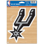 San Antonio Spurs Die Cut Logo Magnet 6.25" x 9"