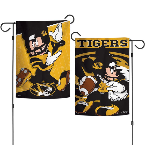 Missouri Tigers / Disney MICKEY MOUSE Garden Flags 2 sided 12.5" x 18"