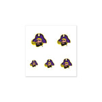 Wholesale-East Carolina Pirates Fingernail Tattoos