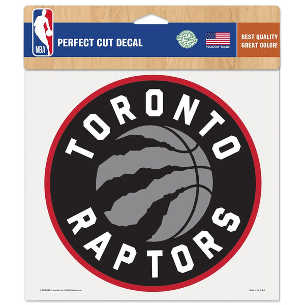 Toronto Raptors Perfect Cut Color Decal 8" x 8"