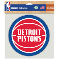 Detroit Pistons Perfect Cut Color Decal 8" x 8"