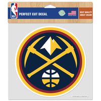 Denver Nuggets Perfect Cut Color Decal 8" x 8"