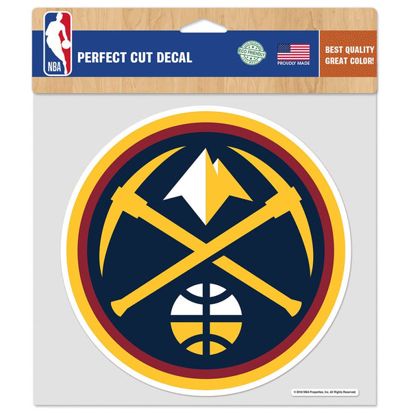Denver Nuggets Perfect Cut Color Decal 8" x 8"