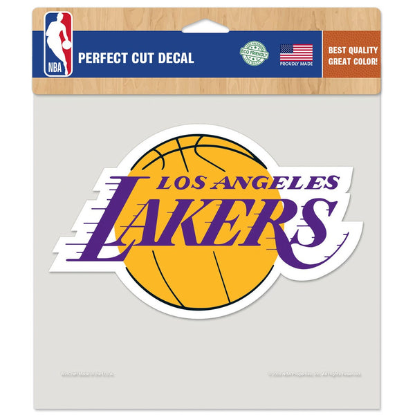 Los Angeles Lakers Perfect Cut Color Decal 8" x 8"