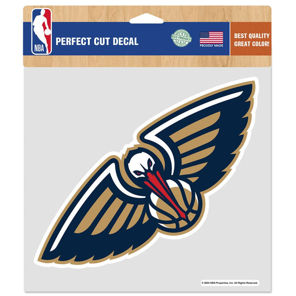 New Orleans Pelicans Perfect Cut Color Decal 8" x 8"