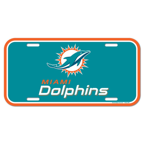 Miami Dolphins License Plate