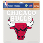 Chicago Bulls Perfect Cut Color Decal 8" x 8"
