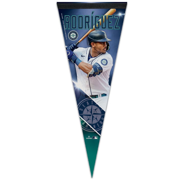 Seattle Mariners PLAYERS CHOICE DIAMOND CLUB(R) Premium Pennant 12" x 30" Julio Rodriguez