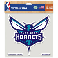 Charlotte Hornets Perfect Cut Color Decal 8" x 8"