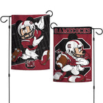 South Carolina Gamecocks / Disney DISNEY MICKEY MOUSE FOOTBALL Garden Flags 2 sided 12.5" x 18"