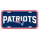 New England Patriots License Plate