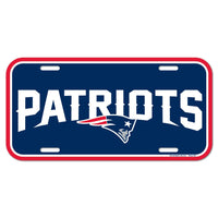 New England Patriots License Plate