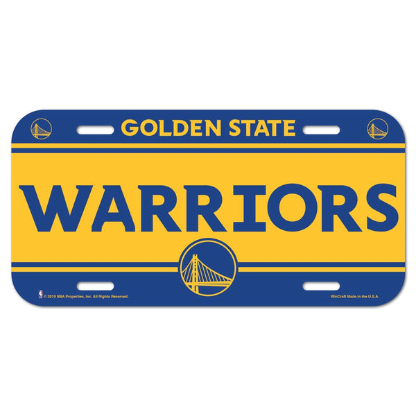 Golden State Warriors License Plate