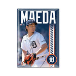 Detroit Tigers Metal Magnet 2.5" x 3.5" Kenta Maeda