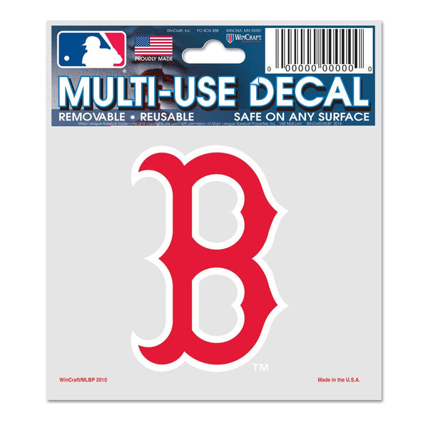 Boston Red Sox Multi-Use Decal 3" x 4"