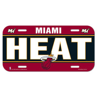 Miami Heat License Plate