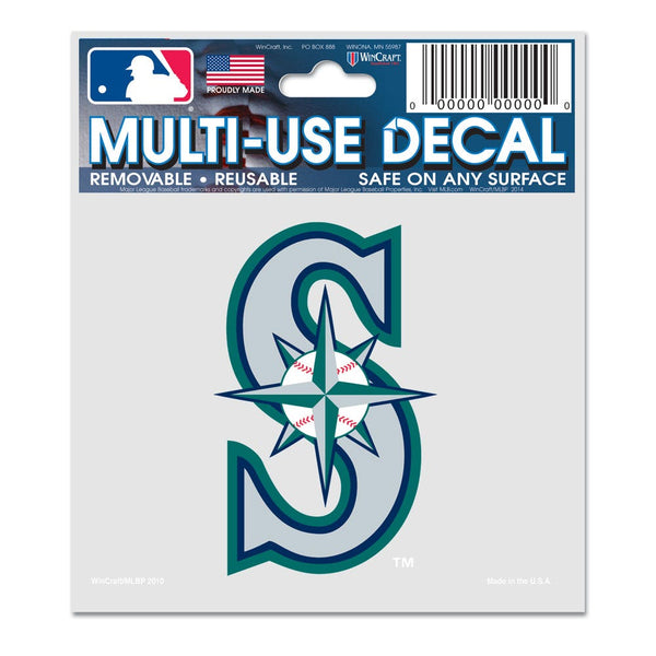 Seattle Mariners Multi-Use Decal 3" x 4"