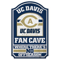 Wholesale-UC Davis Aggies Wood Sign 11" x 17" 1/4" thick